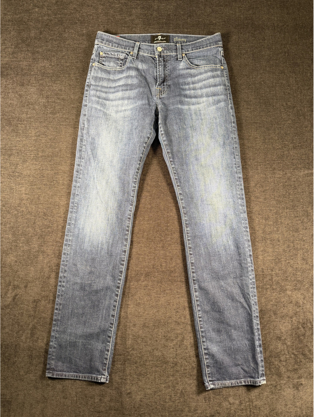 7 For All Mankind Slimmy Luxe Performance Slim Fit Jeans Size 32